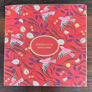 NEW Williams Sonoma Red Bordeaux Fig Scented Candle